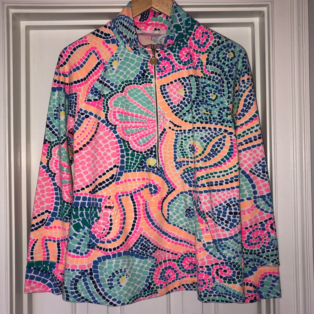 Lilly Pulitzer Multi Tile Wave Skipper Popover